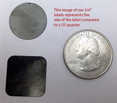 Purple 3/4" Inch Transparent Color Coding Labels, 500 Total Adhesive Stickers On A Roll, Ideal for Planners, Journals, Mailing Seals and Crafting Ideas