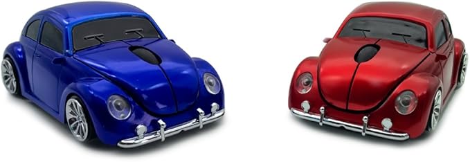 Cool Sports Car Shaped 2.4GHz Optical Gaming Mouse for PC, Laptop - Red