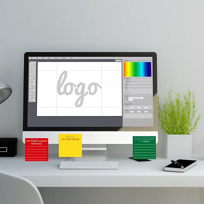 Yinder 24 Pcs Employee Appreciation Sticky Notes Xmas Gift Bulk Motivation Note Pads Mini Inspirational Note Gift for Teacher Nurse Staff Coworker Office Supply 3 x 3'' (Appreciation,Xmas)