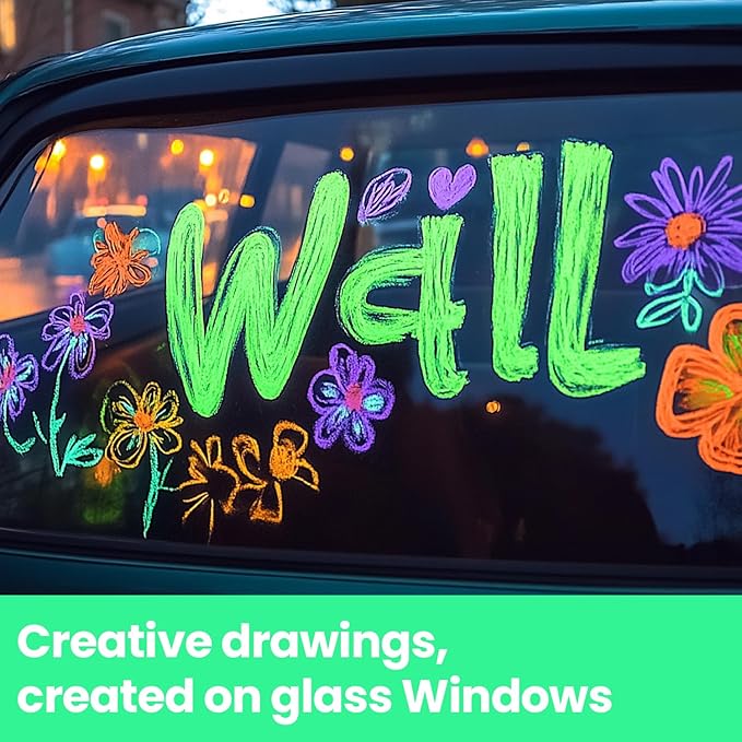 3 Pcs Green Jumbo Permanent Markers: 15mm Wide Tip Thick Acrylic Paint Pen Large Calligraphy Marker for Rock Painting, Poster, Sign, Canvas, Glass, Wood, Ceramic