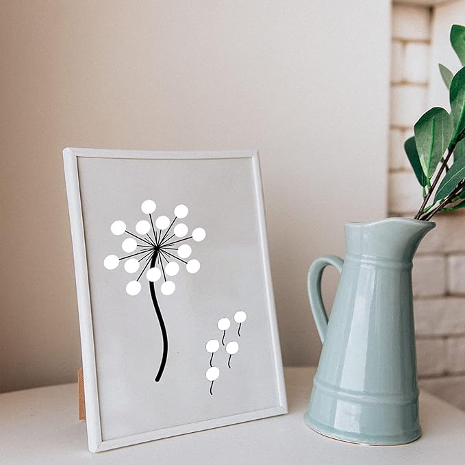 Starboling 800Pcs 1 Inch White Round Color Coding,Dot Stickers Labels,Can Writing for Office,Student Classroom and Other Scenarios