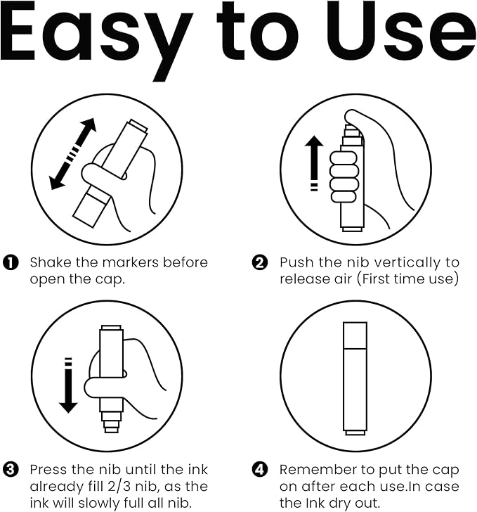 3 Pcs Gold Jumbo Permanent Markers: 15mm Wide Tip Thick Acrylic Paint Pen Large Calligraphy Marker for Rock Painting, Poster, Sign, Canvas, Glass, Wood, Ceramic