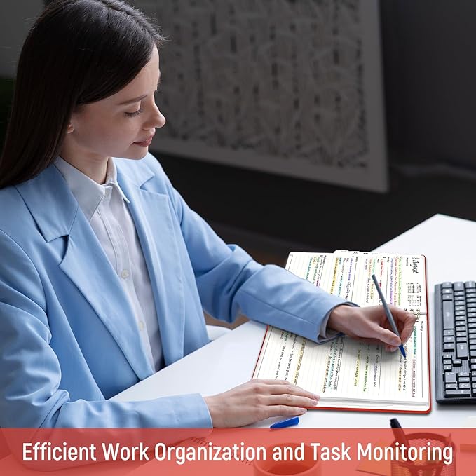 2026 Planner - Weekly and Monthly Planner, January 2026 to December 2026, Spiral Bound 2026 Calendar Planner Book, Inner Pocket, Perfect for Office Home School Supplies - A5 (6.3" x 8.5"), Tomato Red