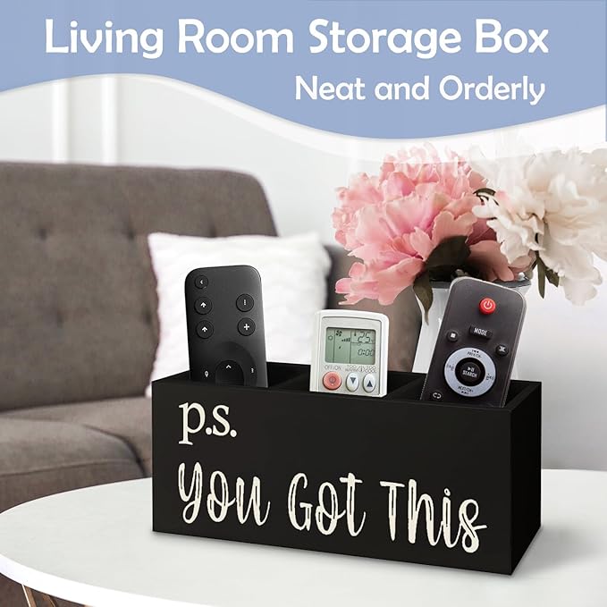 SNNDER You Got This Inspirational Pen Holder for Desk, Encouragement Gifts, Motivational Gifts for Women Men Pen Wooden Pen Pencil Holder Organizer for Office Desk Accessories