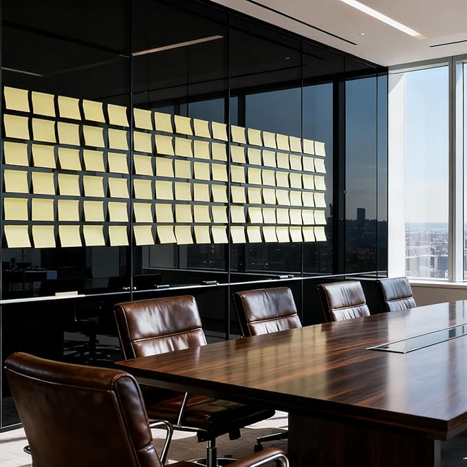 Sticky Notes 3x3 Inches, Yellow Colors Self-Stick Pads, Easy to Stick for Home, Office, Notebook (40)