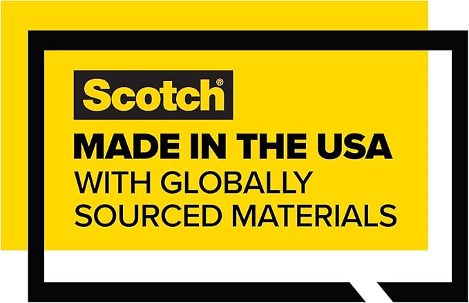 Scotch Heavy Duty Packaging Tape, 1.88" x 65.6 yd, Designed for Packing, Shipping and Mailing, Strong Seal on All Box Types, 3" Core, Clear, 1 Roll (3850-60)