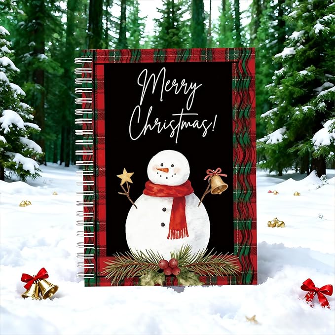 Christmas Gift Card Book - Surprises on Every Page, DIY Spiral-Bound Merry Christmas College Survival Kit, Greeting Card Book for Students & Graduation Gifts (S23)