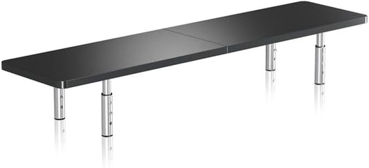 suptek Dual Monitor Stand Riser,Large Monitor Laptop Stand Riser 3 Adjustable Heights Computer Stand for Laptop, Printer, Notebook(MST016L)