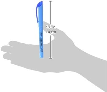 BIC Brite Liner Highlighters with Chisel Tip for Broad and Fine Lines, 24-Count Pack in Assorted Colors