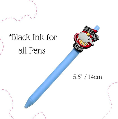 20PC Funny Charm Pens Cute Silly Cat Duck Funny Sayings Sassy Quirky Sarcastic Animals Black Gel Ink Novelty Pen Work Desk Accessories Office Supply Set Unique Gifts For Adults Coworkers Friends