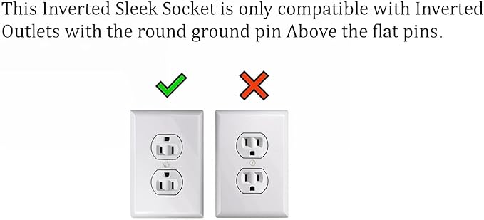 Sleek Socket Original & Patented Ultra-Thin Outlet Concealer with Cord Concealer Kit, Flat Extension Cord with Multi Outlets Power Strip, Ideal for Home Improvement, Hide Bulky and Messy Cords