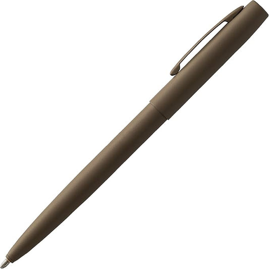 Fisher Space Pen Cap-O-Matic Pen, Ballpoint, Flat Dark Earth, Cerakote Finish, Pocket Clip, Black Ink