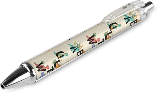 1 Pcs 0.5mm Dinosaur Gel Roller Pens, Fine Point Smooth Writing Ink Black Ballpoint Office Accessories