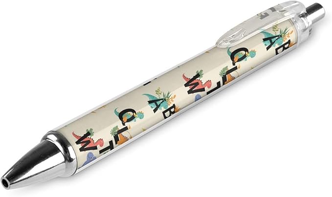 0.5mm Ballpoint for Unisex, Retractable Dinosaur Ball Pen, Fine Point Smooth Writing Pen Office Supplies, 4 Pcs