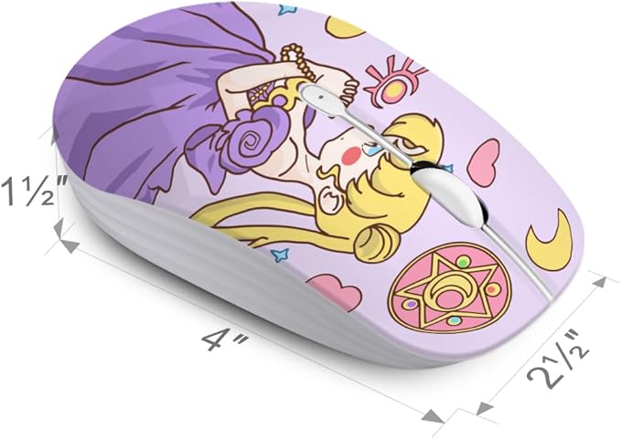 JUHOO Wireless Mouse with Nano Receiver for PC, Laptop, Notebook, Computer, MacBook, Less Noise, Portable Mobile Optical Mice