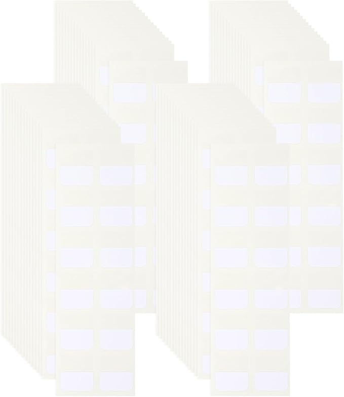 PATIKIL Clear Index Sticky Tabs, 480 Pcs Medium Transparent Sticky Notes Bookmarks Planner Stickers Page Tabs for Office Notebooks File Folder Ledger Book, White
