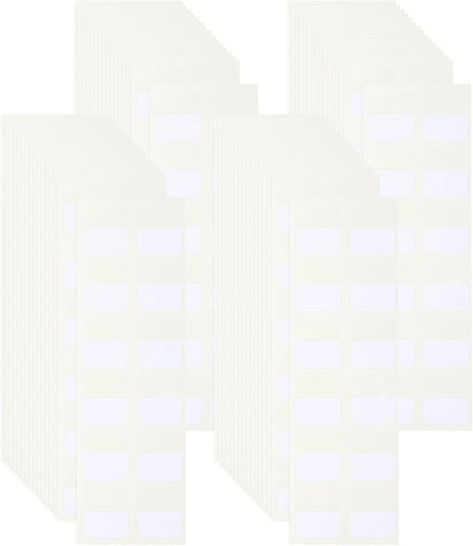 PATIKIL Clear Index Sticky Tabs, 480 Pcs Medium Transparent Sticky Notes Bookmarks Planner Stickers Page Tabs for Office Notebooks File Folder Ledger Book, White