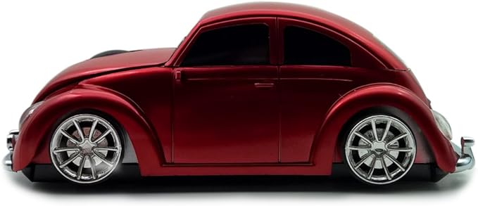 Cool Sports Car Shaped 2.4GHz Optical Gaming Mouse for PC, Laptop - Red