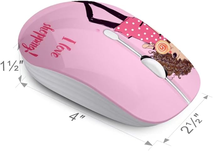 JUHOO Wireless Mouse with Nano Receiver for PC, Laptop, Notebook, Computer, MacBook, Less Noise, Portable Mobile Optical Mice