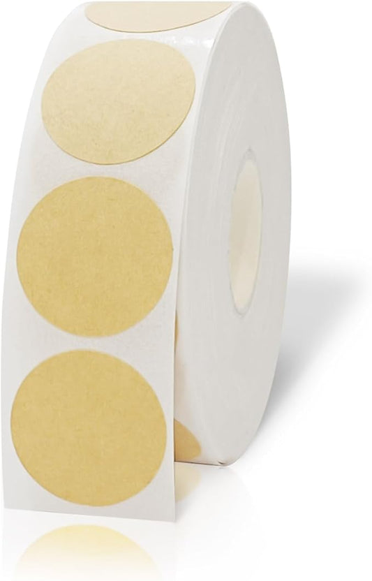 Starboling Dot Stickers,800Pcs 1inch Kraft Paper Round Color Coding,Can Writing for Office,Student Classroom and Other Scenarios