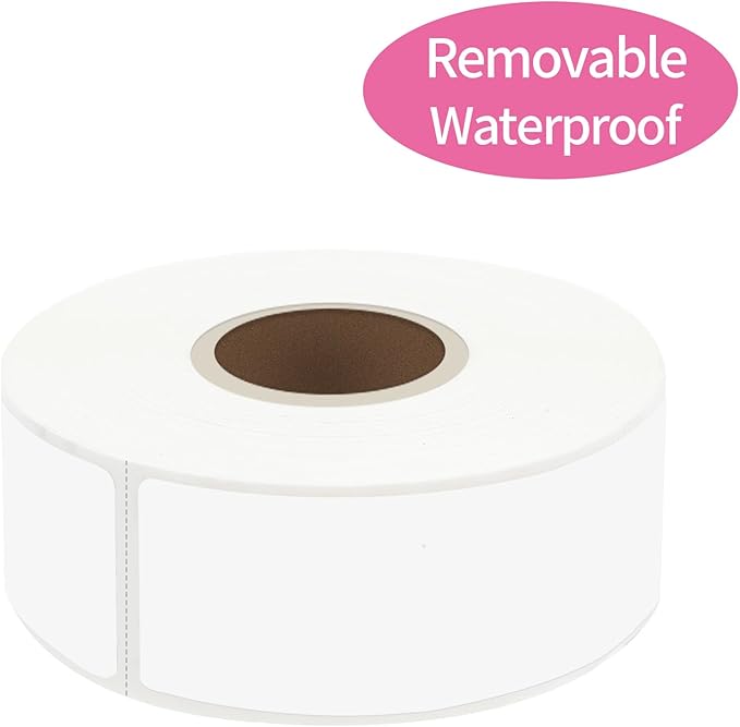 Removable Freezer Labels Stickers, 1 x 3 Inch Blank Removable Freezer Labels Food Storage Stickers, Date Label Waterproof Oil Resistant Easy Clean No Residue- 250 Sheets