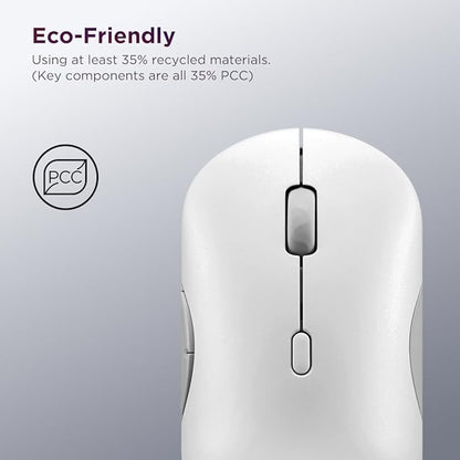 Lenovo 700 Multi-Device Wireless Mouse, Bluetooth or 2.4 GHz USB-A Connection, Connect up to 3 Devices, 36 Month Battery Life, Seashell