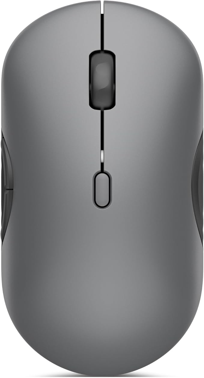 Lenovo 700 Multi-Device Wireless Mouse, Bluetooth or 2.4 GHz USB-A Connection, Connect up to 3 Devices, 36 Month Battery Life, Luna Grey