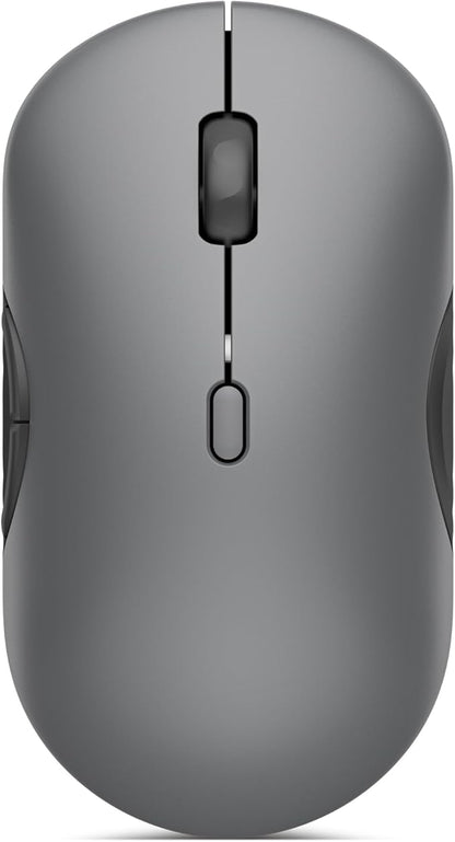 Lenovo 700 Multi-Device Wireless Mouse, Bluetooth or 2.4 GHz USB-A Connection, Connect up to 3 Devices, 36 Month Battery Life, Luna Grey
