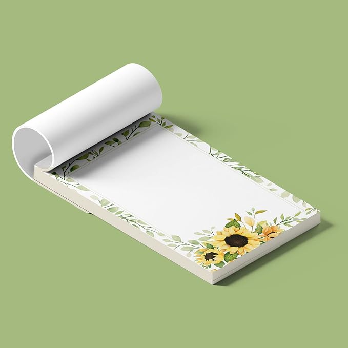 Dashleigh Sunflower Notepad, 100 Sheets (4x6 in. - Unlined)