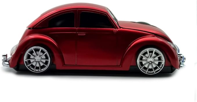 Cool Sports Car Shaped 2.4GHz Optical Gaming Mouse for PC, Laptop - Red