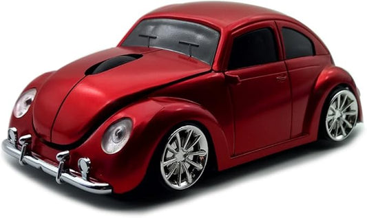 Cool Sports Car Shaped 2.4GHz Optical Gaming Mouse for PC, Laptop - Red