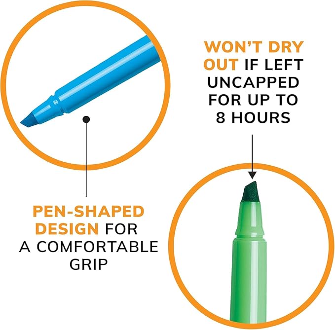 BIC Brite Liner Highlighters, Chisel Tip, 12-Count Pack of Highlighters Assorted Colors, Ideal Highlighter Set for Organizing and Coloring