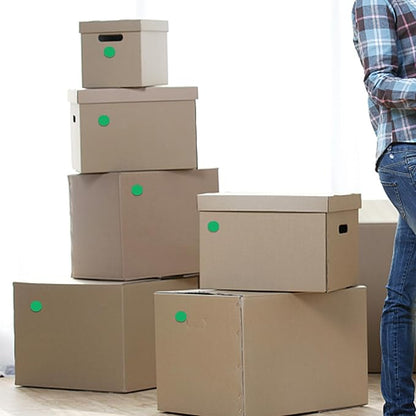 Starboling 1inch Dark Green Round Color Coding,Dot Stickers Labels,Can Writing for Office,Student Classroom and Other Scenarios（800Pcs/Roll