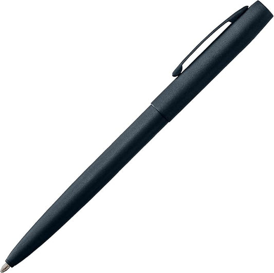 Fisher Space Pen Cap-O-Matic Pen, Ballpoint, Elite Navy, Cerakote Finish, Pocket Clip, Black Ink