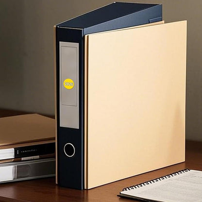 500 PCS 2026 Year Stickers 1 Inches Round Coded Colored Vinyl Dot Labels Self Adhesive Waterproo Tabs for File Folders Journal Planners Scrapbooking DIY