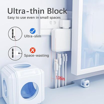 USB C Charger Power Hub, 100W 6-Port Charging Station Slim Wall Charger, Fast Charging Block Type-C for iPhone 16/15/14/13/12/11/Pro Max/XS/XR (6-Port)