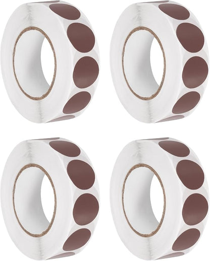 PATIKIL Colored Dot Stickers 3/4", 4000 Pcs Color Coding Labels Blank Circle Stickers Adhesive Round Price Labels for Inventory Office Garage Classroom, Crimson