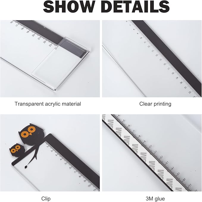 Office Desk Accessories 2pcs Multifunction Computer Monitor Memo Board - Transparent Computer Side Panel Memo Creative Monitor Side Panel Suitable for Office Home Desktop (Monitor Memo Board 6)