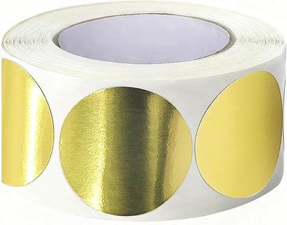 SHYGO® 1“ Gold Circle Dot Stickers Color Coding Labels, 1000PCS 2 Rolls