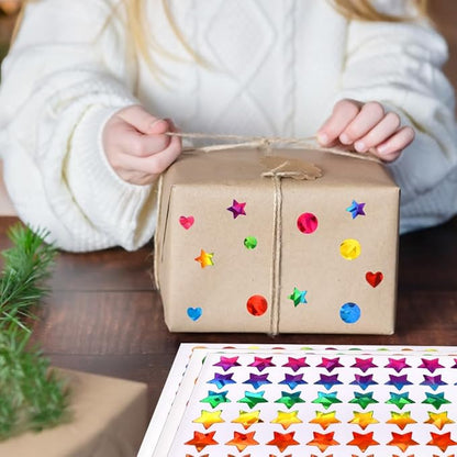 1710 Pcs Star Stickers for Kids Reward, Small Sparkly Holographic Sticker for School Classroom Student Teacher Supplies Behavior Reward Chart and DIY Decoration