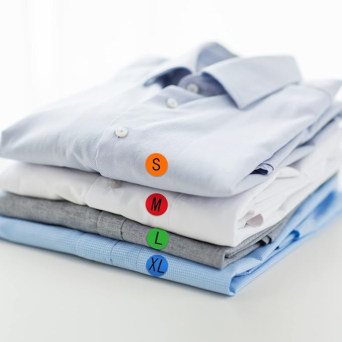 8000 Pieces 1/2 Inch Round Color Coding Labels Roll Dot Stickers Adhesive Solid Colors Circle Stickers for Inventory Organize, File Classification