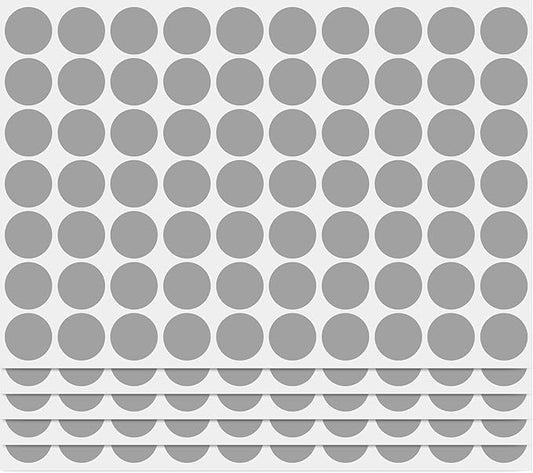 PARLAIM 3/4 Inch Coding Circle Sticker Labels,Pack of 1050 Round Color Code Dot Labels Stickers for Home Office Marking,Organizing(Grey)
