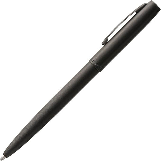 Fisher Space Pen Military Cap-O-Matic Space Pen, Ballpoint, Black Ink, Non-Reflective, Brass, Matte Black, Made in the USA
