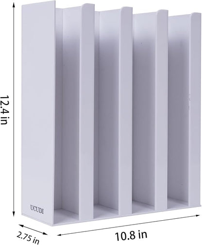 UCUDI Portion Sauce Cup Lid Holder for Restaurant 4 Compartments Plastic Sauce Cup Organizer Dispenser Fits Cups 2oz to 5.5oz in One Size for Counter or Wall Mount (White)