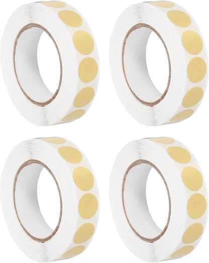 PATIKIL Colored Dot Stickers 1/2", 4000 Pcs Color Coding Labels Blank Circle Stickers Adhesive Round Price Labels for Inventory Office Garage Classroom, Pearlescent