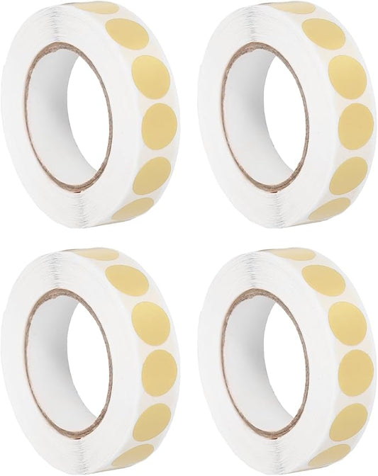 PATIKIL Colored Dot Stickers 1/2", 4000 Pcs Color Coding Labels Blank Circle Stickers Adhesive Round Price Labels for Inventory Office Garage Classroom, Pearlescent