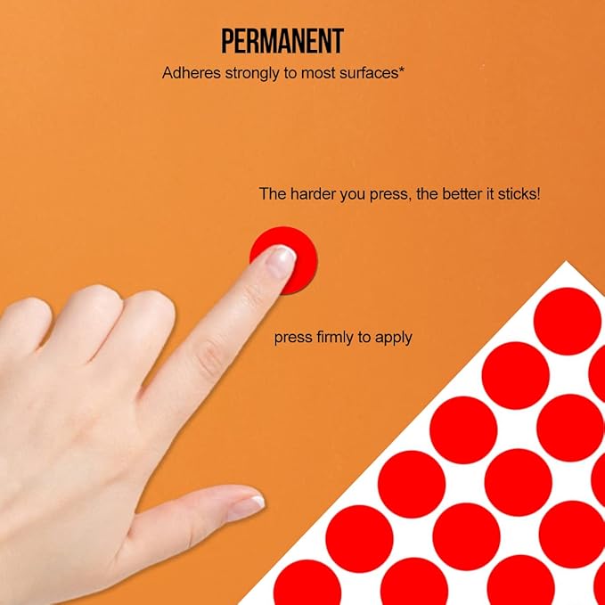 1400 PCS,1IN Round Colored Dot Stickers Labels - 4 Assorted Colors, for Office, School, Moving, Home(Red, Blue, Yellow, Green)