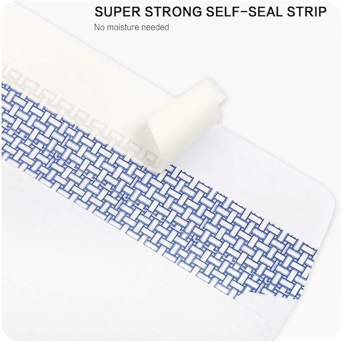 #9 Double Window Security Envelopes, HERKKA No.9 Double Window Business Envelopes Designed for Quickbooks Invoices and Business Statements - Number 9 Size 3 7/8 Inch X 8 7/8 Inch - 24 LB - 1000 Pack