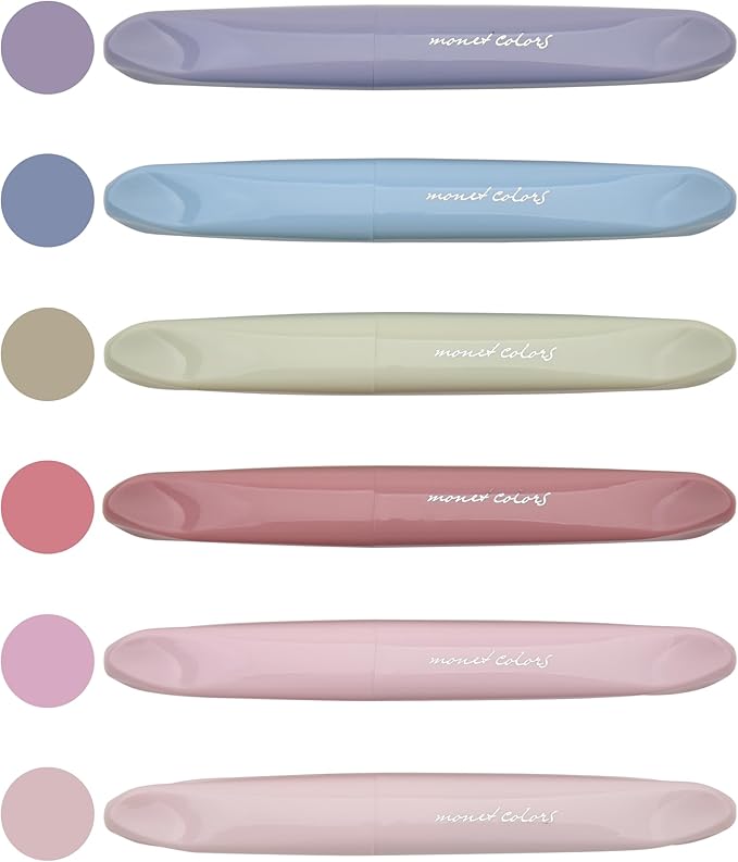 Aesthetic Lipstick-shaped Highlighters - Assorted Colors With Soft Chisel Tip, No Bleed Bible Highlighter Pastel, Unique Design