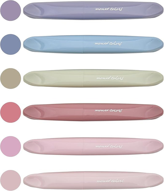 Aesthetic Lipstick-shaped Highlighters - Assorted Colors With Soft Chisel Tip, No Bleed Bible Highlighter Pastel, Unique Design